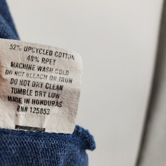 Taylor Stitch Men Heavy Bag Tee Blue Heathered Casual Everyday Pocket T Shirt S - Picture 6 of 8